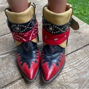 Vintage Tony Lama custom made booties - women’s size 11